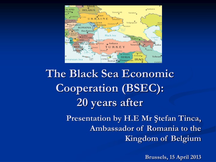 the black sea economic cooperation bsec 20 years
