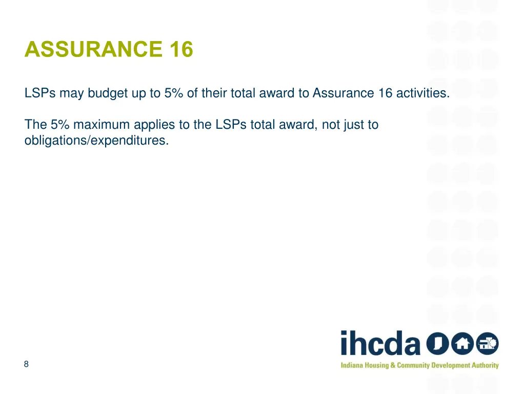 assurance 16 1