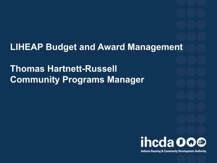 liheap budget and award management