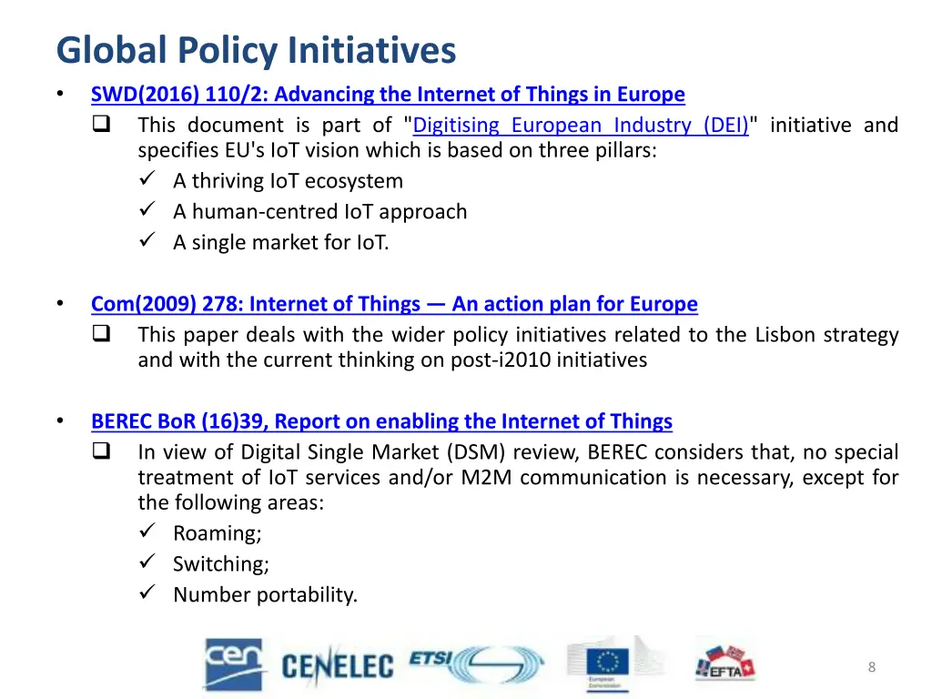 global policy initiatives swd 2016