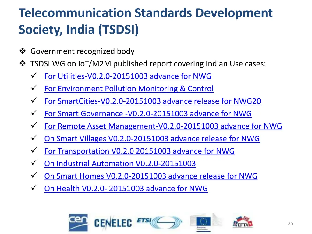 telecommunication standards development society