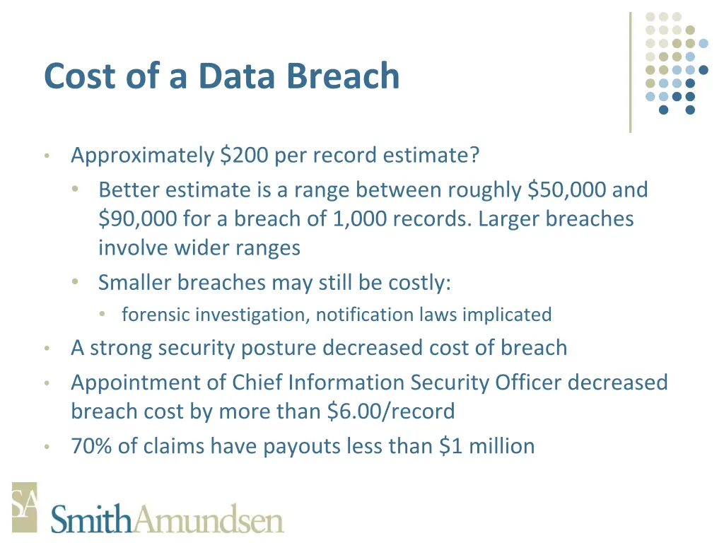 cost of a data breach