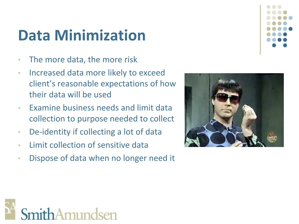 data minimization