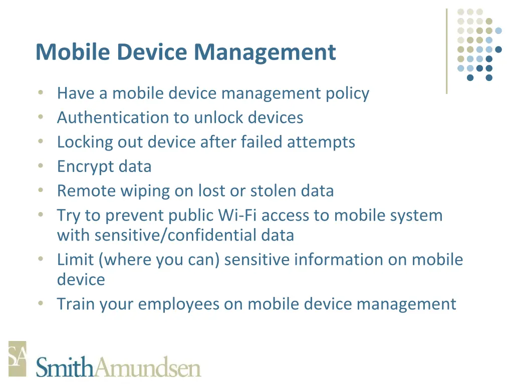 mobile device management