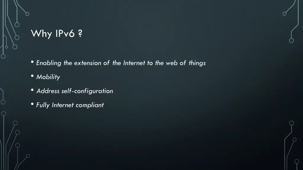 why ipv6 1