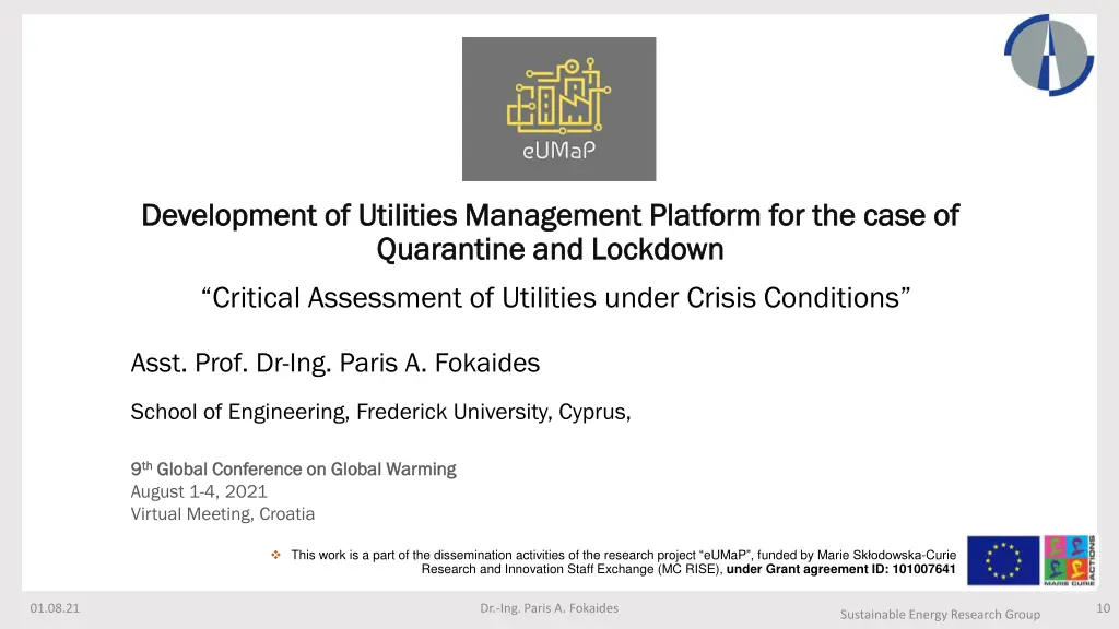 development of utilities management platform 1