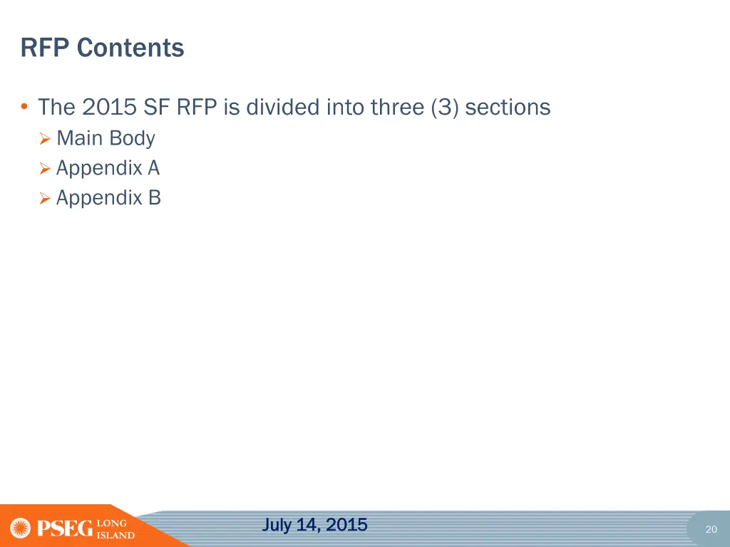 rfp contents