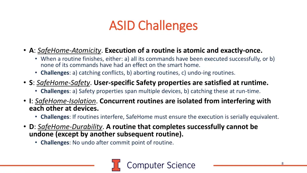 asid challenges asid challenges