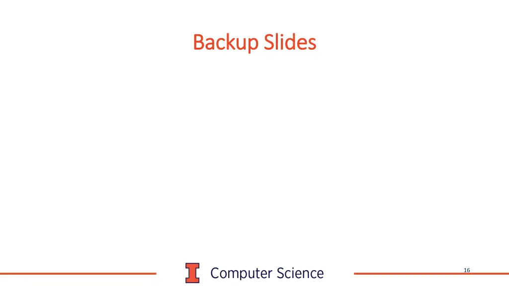backup slides backup slides