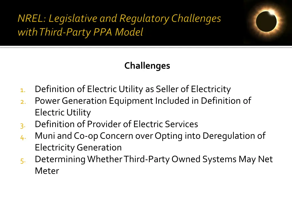 challenges