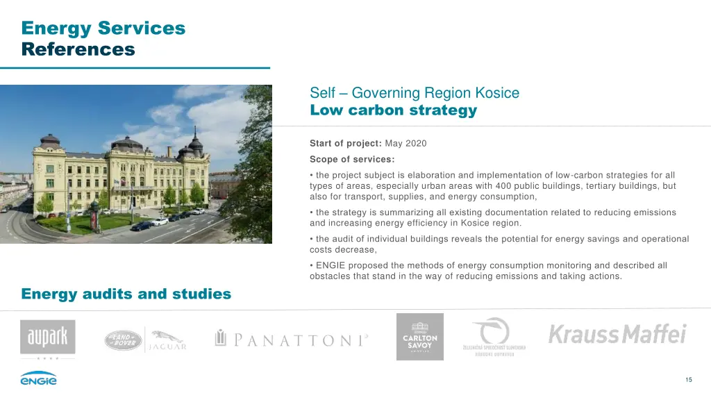 energy services references