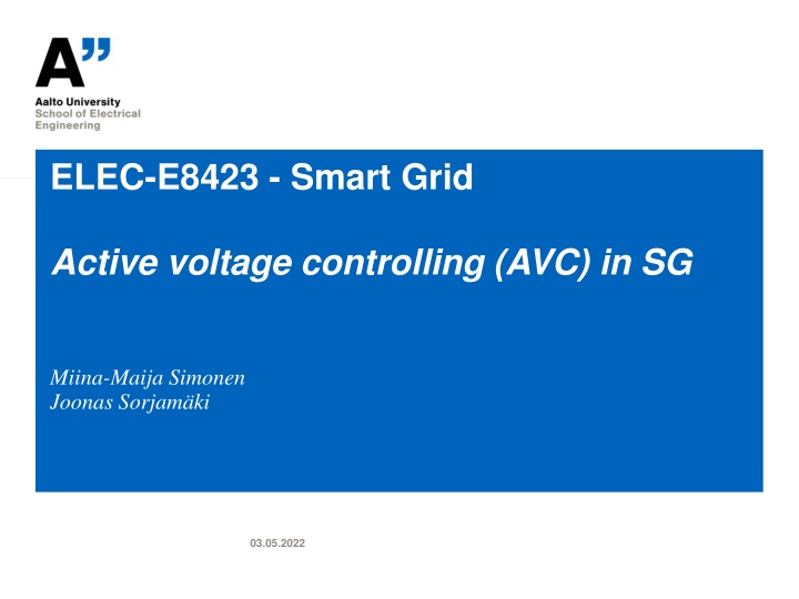 elec e8423 smart grid