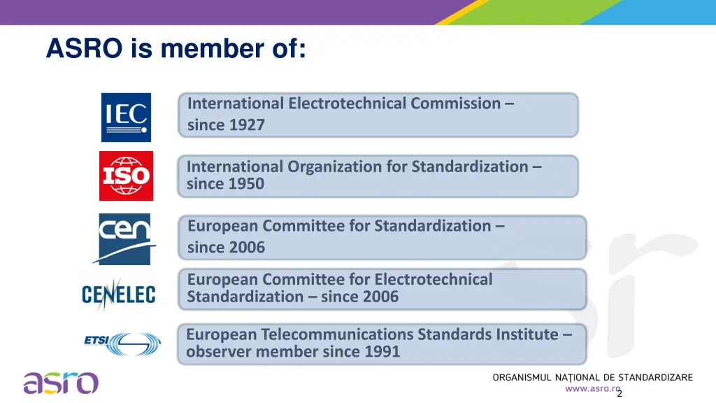 asro is member of