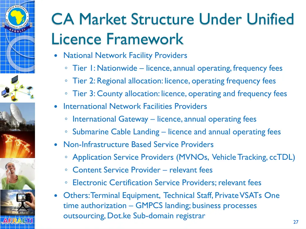 ca market structure under unified licence