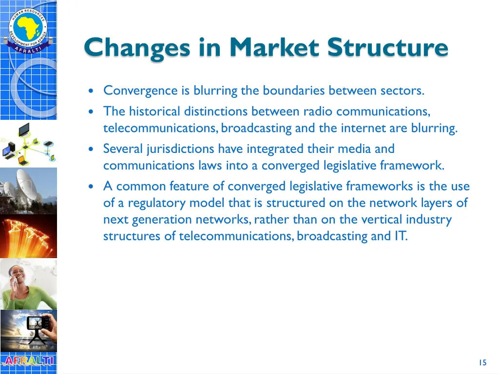 changes in market structure