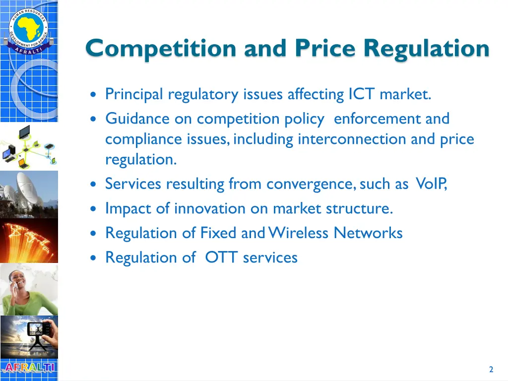 competition and price regulation