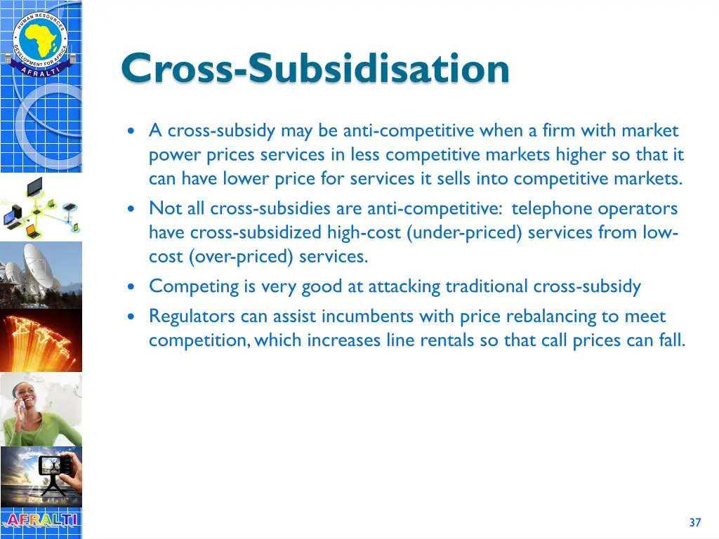 cross subsidisation