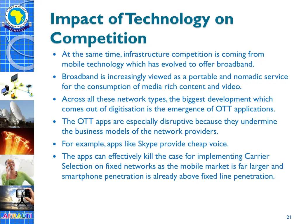 impact of technology on competition at the same