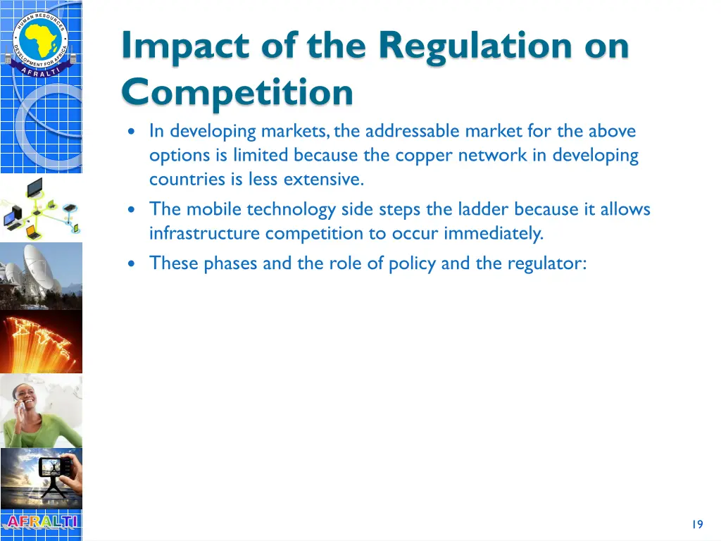 impact of the regulation on competition 1