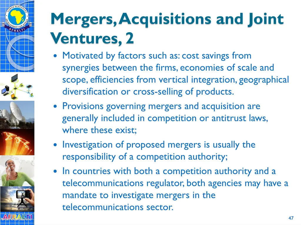 mergers acquisitions and joint ventures