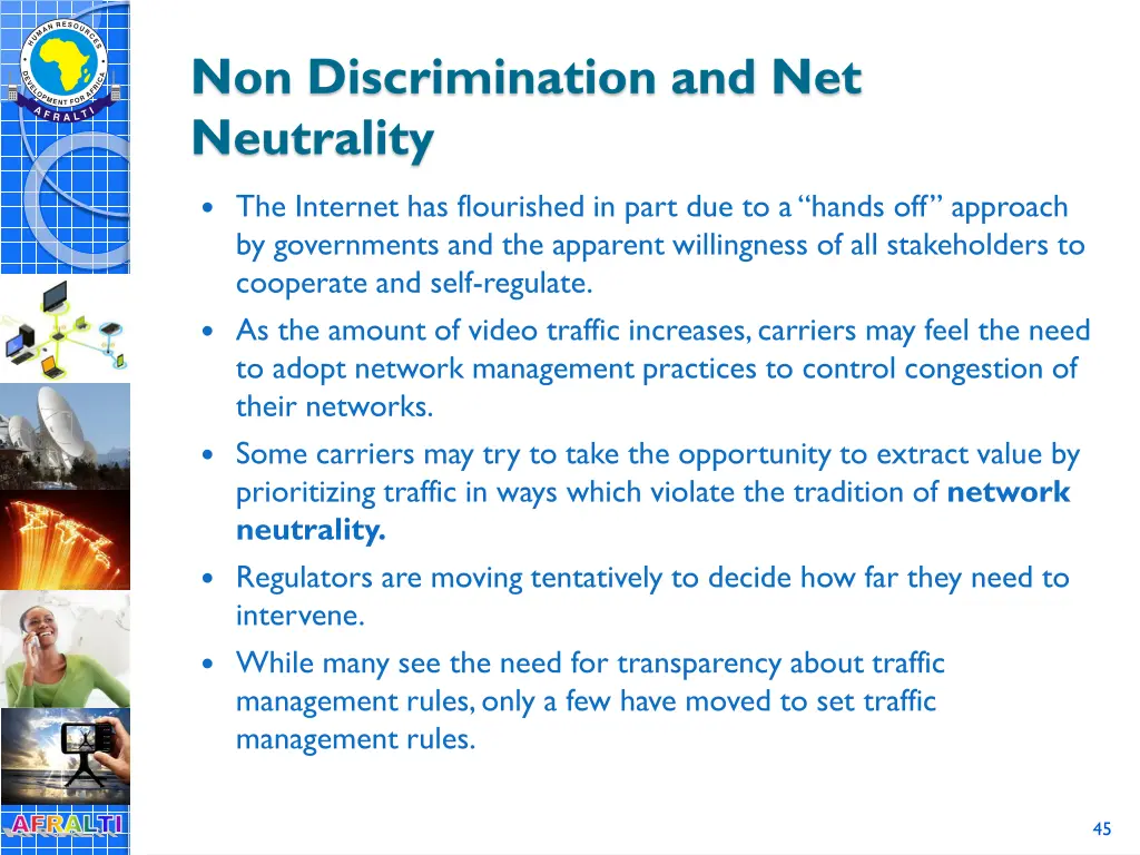 non discrimination and net neutrality