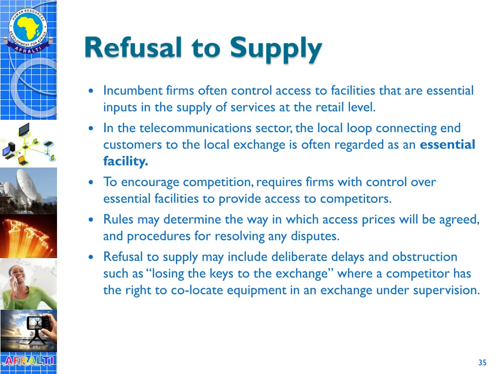 refusal to supply