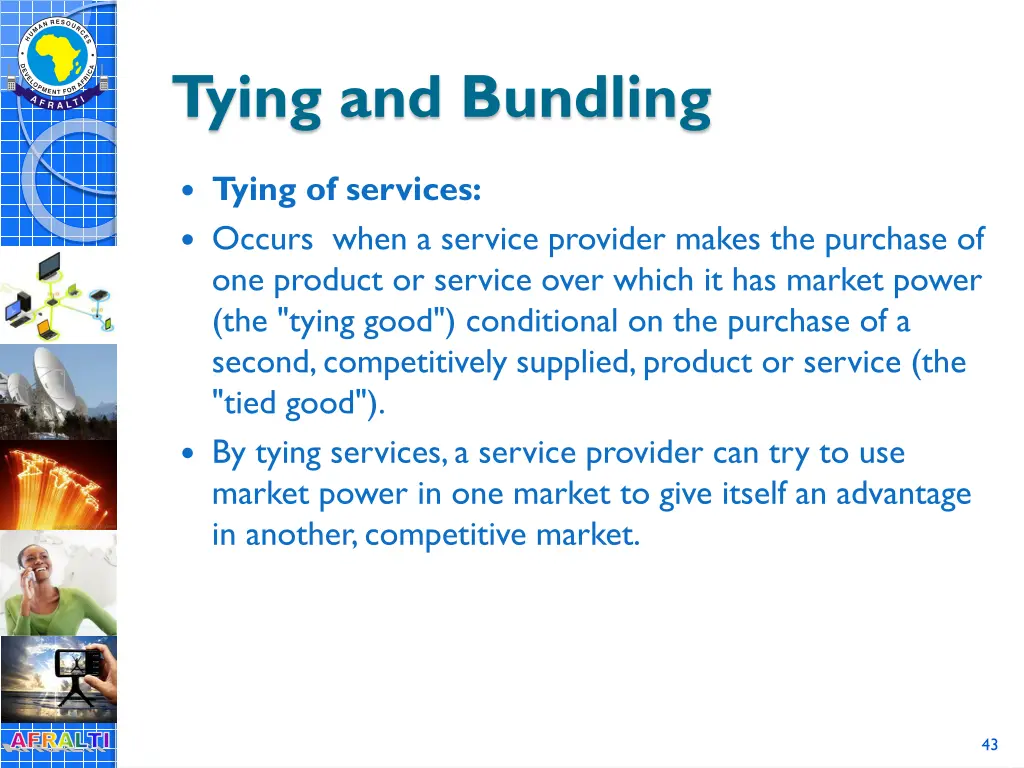 tying and bundling