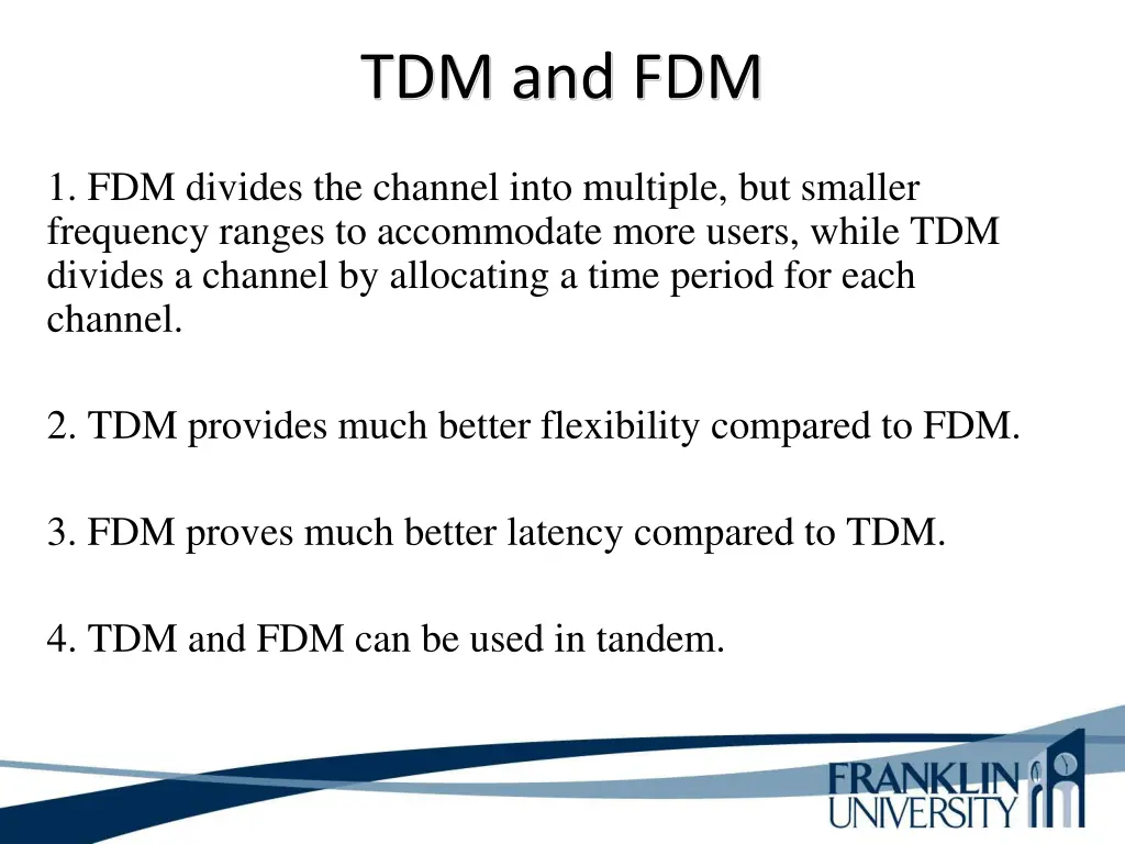 tdm and fdm 2
