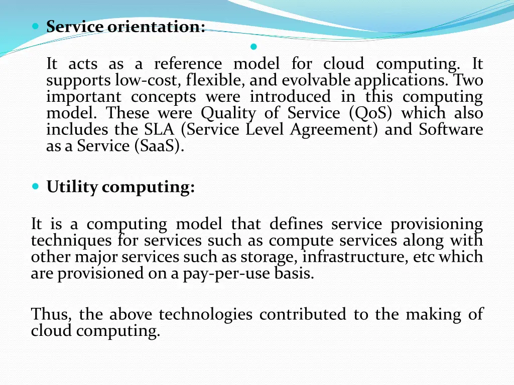 service orientation