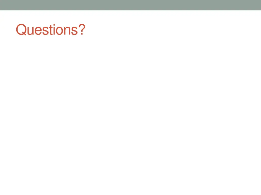questions