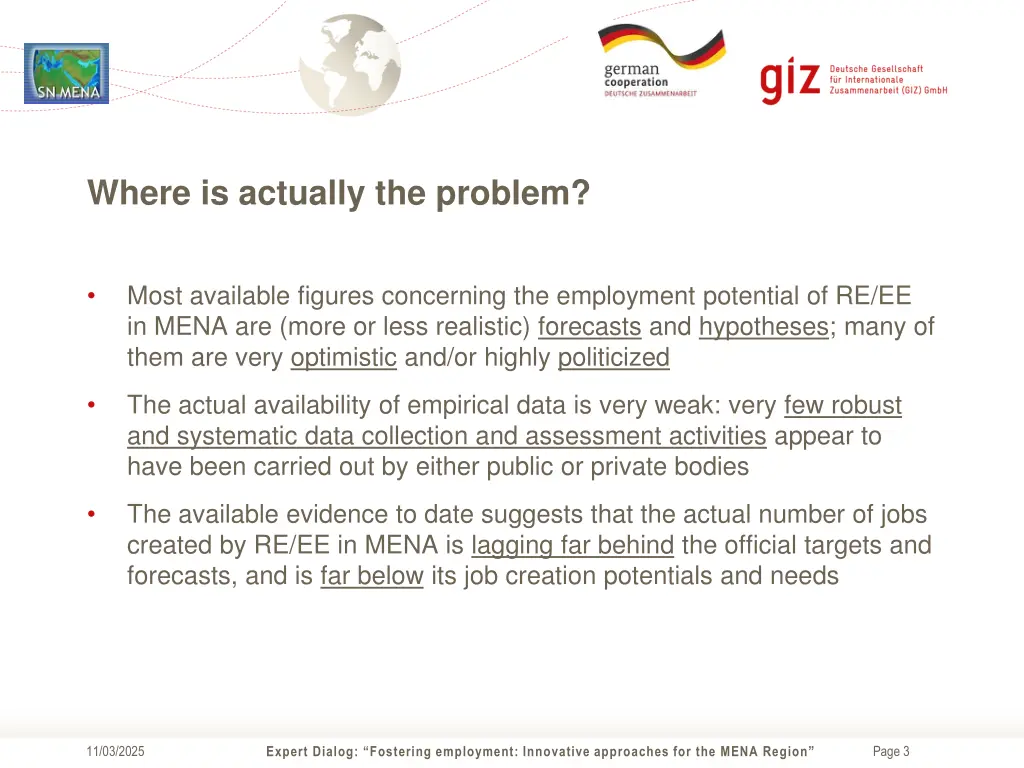 where is actually the problem