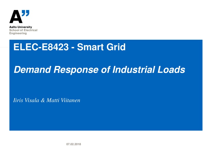 elec e8423 smart grid