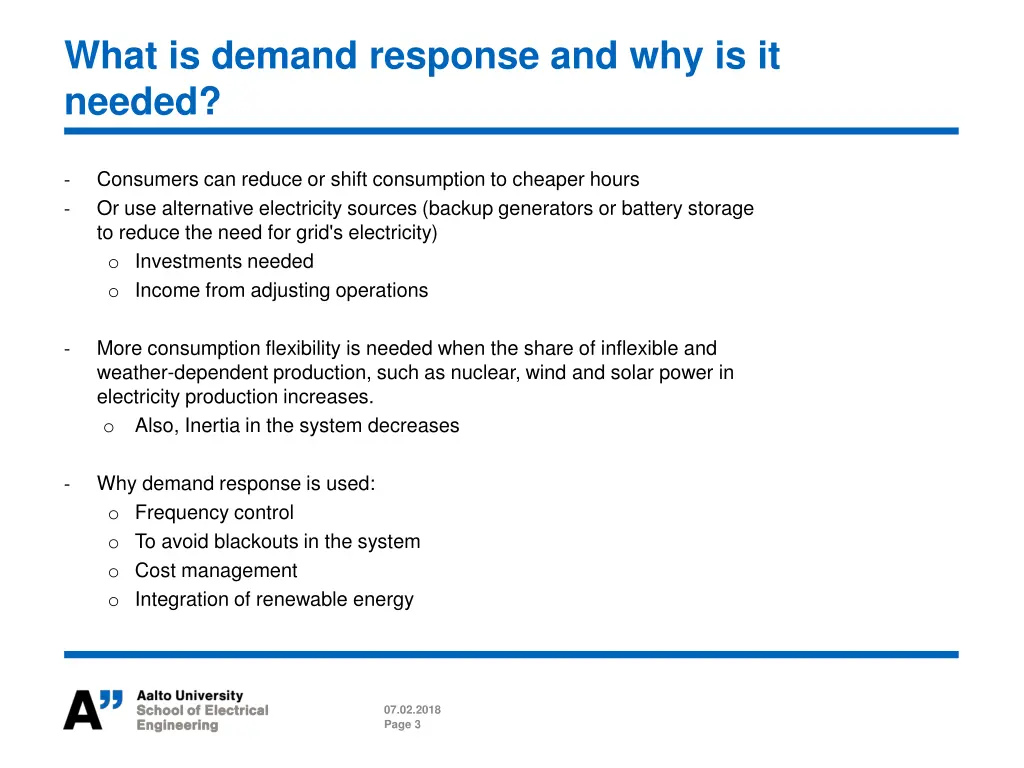 what is demand response and why is it needed