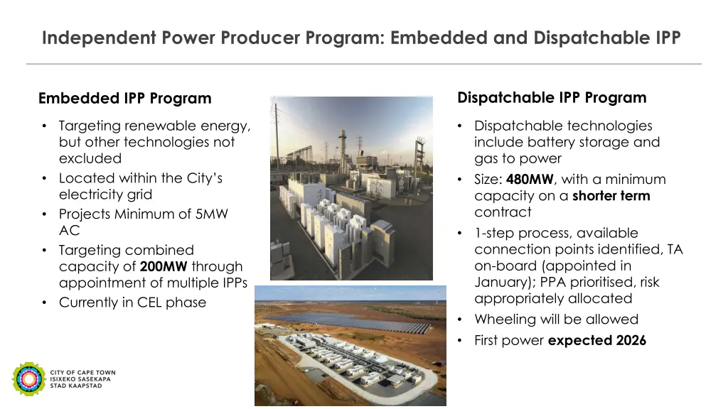 independent power producer program embedded