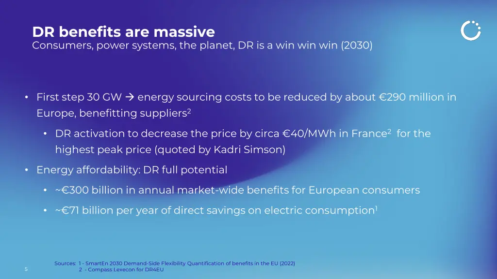 dr benefits are massive consumers power systems