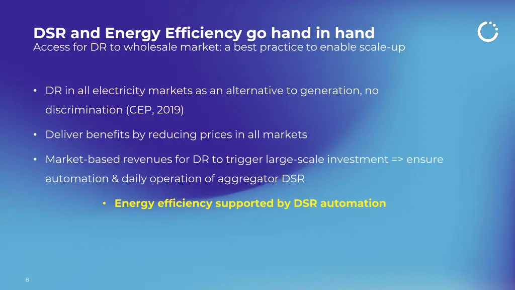 dsr and energy efficiency go hand in hand access