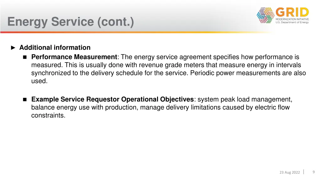energy service cont 1