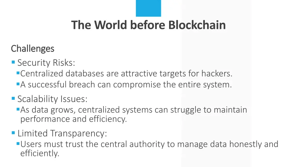 the world before blockchain 2