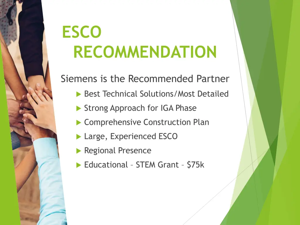 esco recommendation