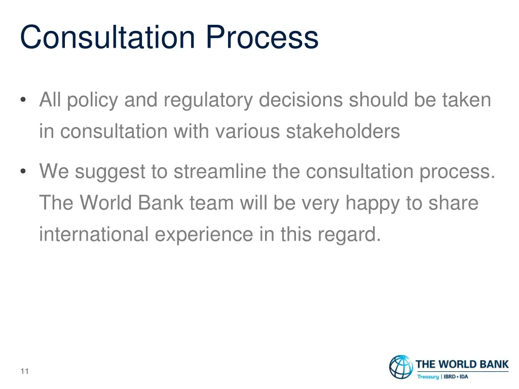 consultation process