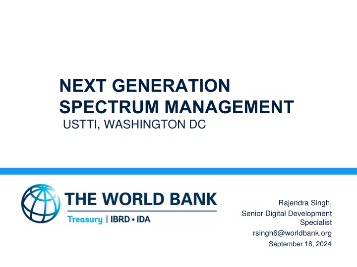 next generation spectrum management ustti