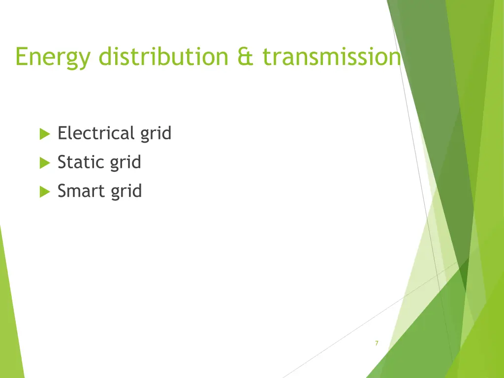 energy distribution transmission