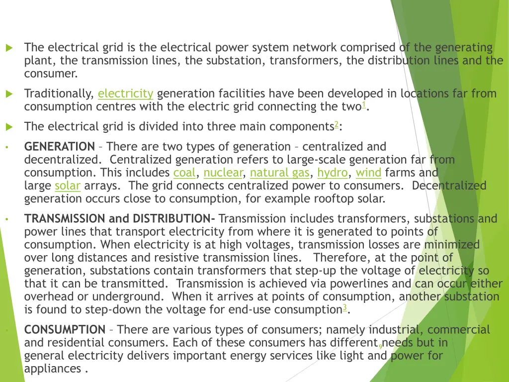 the electrical grid is the electrical power