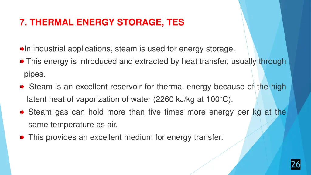 7 thermal energy storage tes