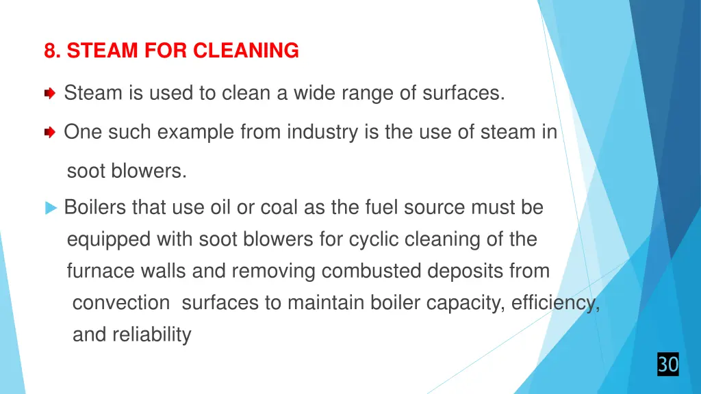 8 steam for cleaning