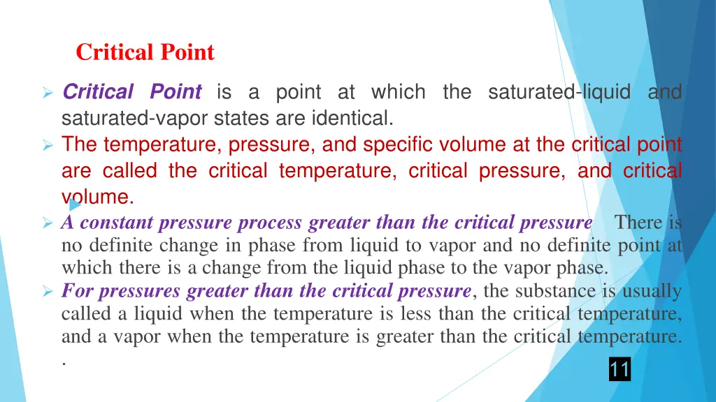 critical point