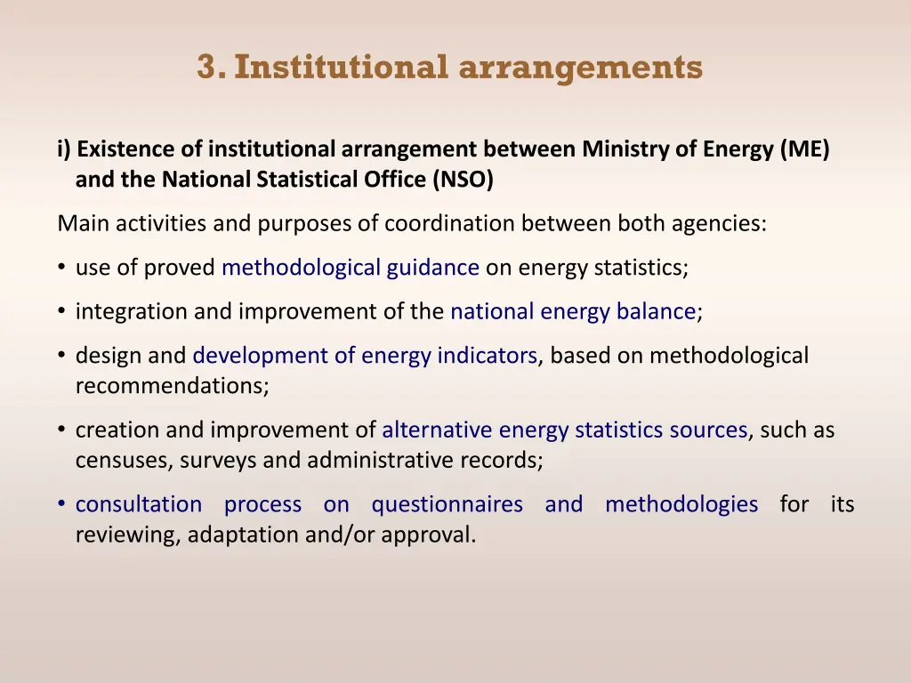 3 institutional arrangements 1