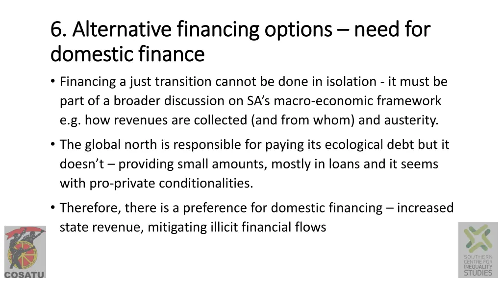 6 alternative financing options 6 alternative