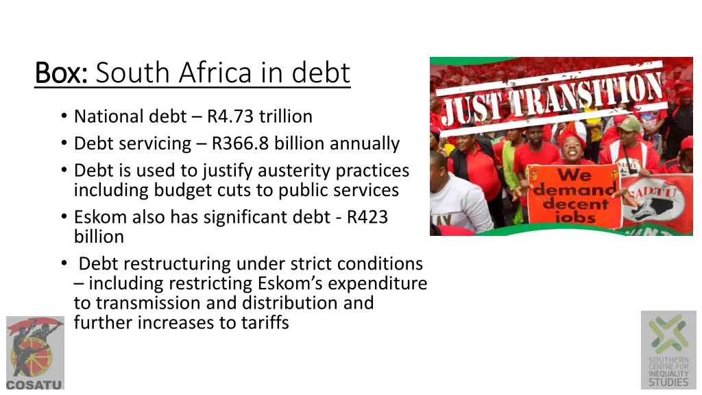 box box south africa in debt
