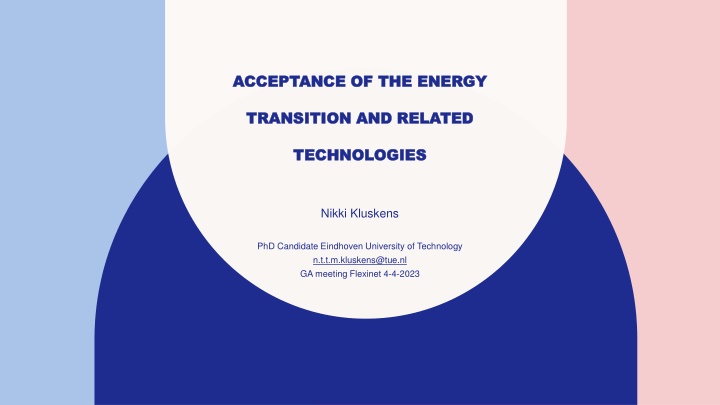 acceptance of the energy acceptance of the energy